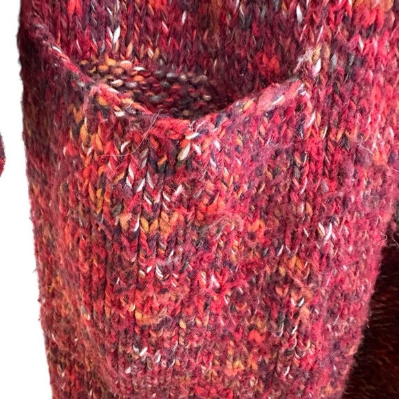 Lucky Brand wool mohair blend longline open front cardigan with fringe Size S - Picture 4 of 10